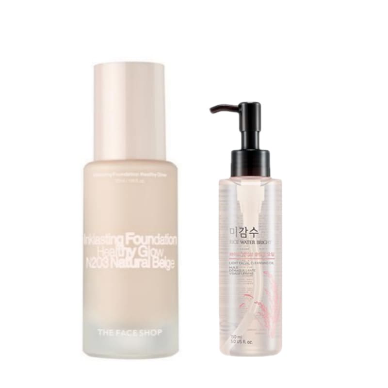 インクラスティング ファンデーションslim fit new35ml+未監修ライトフェイシャルクレンジングオイル150ml