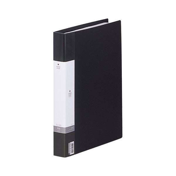 （まとめ）リヒトラブ リクエスト名刺帳(ポケット交換タイプ) A4タテ 30穴 500カード ヨコ入れ 黒 G8802-24 1冊 (×5セット) 7,759円