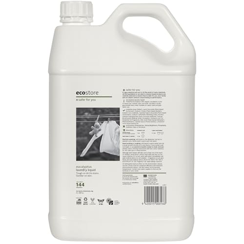 ecostore(エコストア) ランドリーリキッド 【ユーカリ】 5L 詰め替え 洗濯洗剤 洗剤 液体 植物由来 肌にやさしい