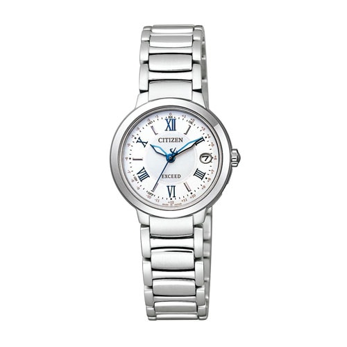 シチズン 【国内正規品】エクシード　TITANIA LINE HAPPY FLIGHT エコ・ドライブ電波時計　レディースタイプ ES9320-52W