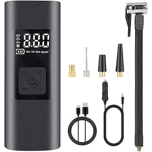 電動空気入れ 6000mAh 自転車 空気入れ タイヤエアーポンプ ype-C充電式