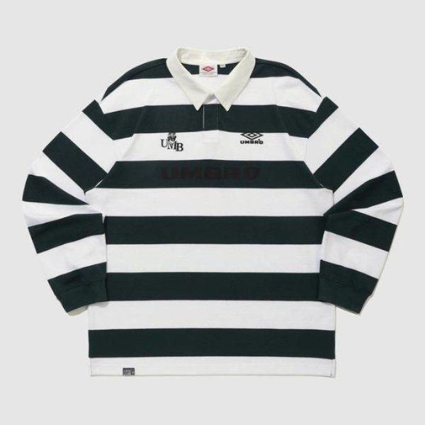長袖Tシャツ KQF UQ121CTL21-DGN HBL ブリティッシュカジュアル ラグビー 長袖Tシャツ / ダークグリーン