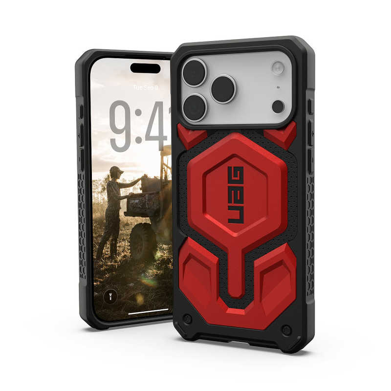UAG　iPhone 17 Pro Max用 MagSafe対応 MONARCH PRO(クリムゾン)　UAG-IPH25LA-PMS-CR