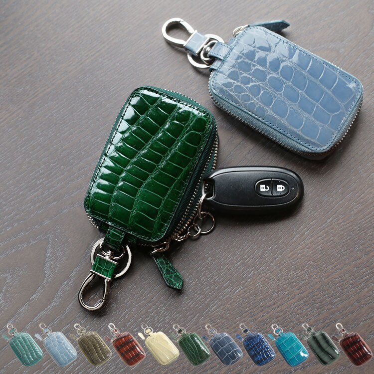 クロコダイルレザースマートキーケースカバーシャイニング 12,045円
