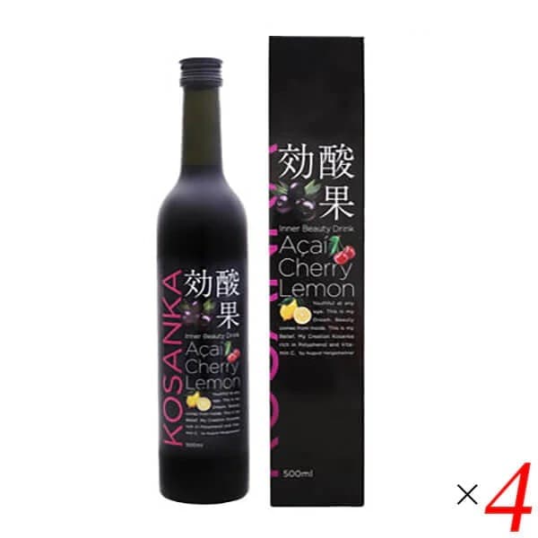 アビオス 効酸果(こうさんか) 500ml 4本セット