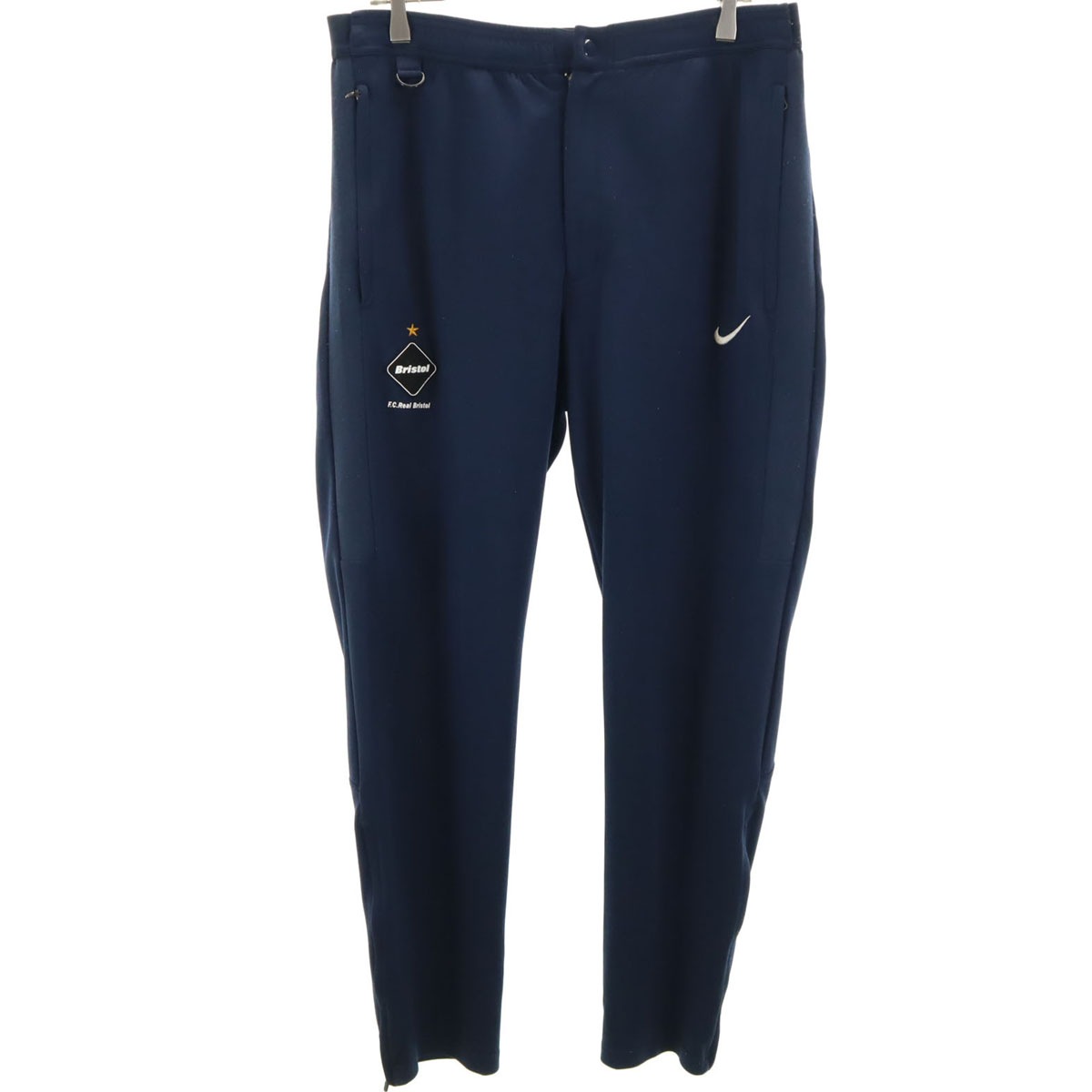 エフシーレアルブリストル ロングジャージパンツ XL ネイビー F.C.REAL BRISTOL メンズ 古着