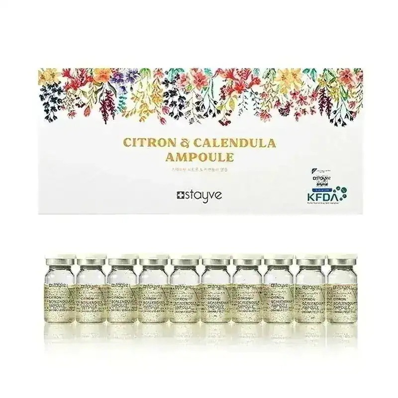 [国内正規品]ステイヴ シトロンカレンデュラアンプル 8ml × 10本 リジュラン 同様成分 PDRN 美容医療 プルサティラコレアナエキストラブル Stayve メディスコ MEDISCO
