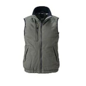 村上被服製 6299 ソフト綿素材/保温裏アルミ 防寒ベスト OD LL