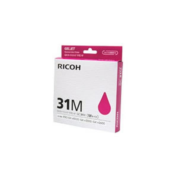 (業務用5セット)(純正品) RICOH リコー インクカートリッジ/トナーカートリッジ (GC31M M マゼンタ) ×5セット