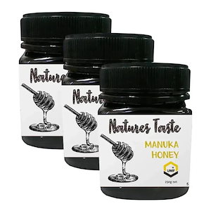 マヌカハニー ニュージーランド産 UMF5+ 250g 3個 はちみつ スーパーフード 無添加 MGO ビタミン ミネラル 栄養豊富
