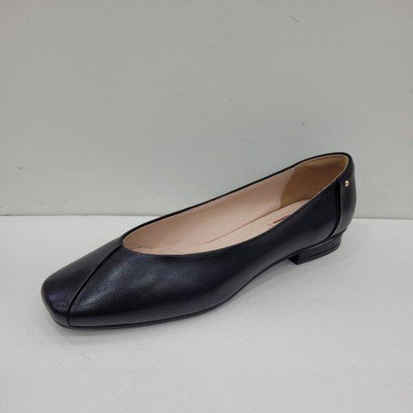 女性用 履きやすいVカットライン フラット型パンプス 2cm PFBSHQ547_US