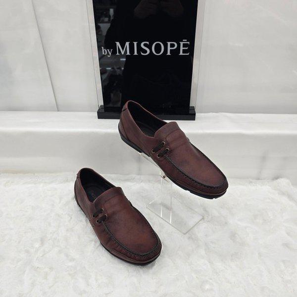 By 男性カジュアルコンフォートローファー 121HT837SP010 DBROWN 3 JJ