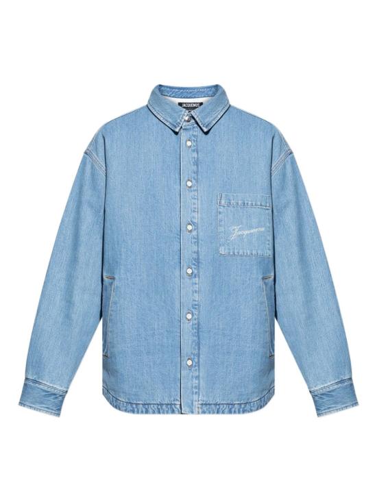 JACQUEMUS Men Shirts OUM00115 AD0001733C Blue