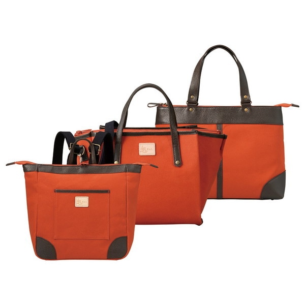HaL 倉敷産帆布姫路レザー バッグセット テラコッタ HAL88500-OR