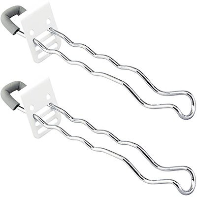 他サイト： 付け外し簡単! 合金鋼 室内物干し掛け(ロング) 2個セット 部屋干し 鴨居 かもいフック 窓枠 玄関 上着掛け 長雨 梅雨 台風 花粉 洗濯物干し 工具不要 2個使用時の耐荷重6kg 約27.5×5の商品画像