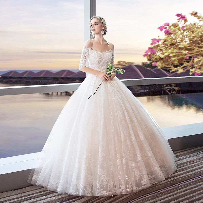 ウェディングドレス 花嫁 ウエディングドレス 白 安い ブライダル 結婚式 プリンセスラインドレス 二次会 大きいサイズ パーティード