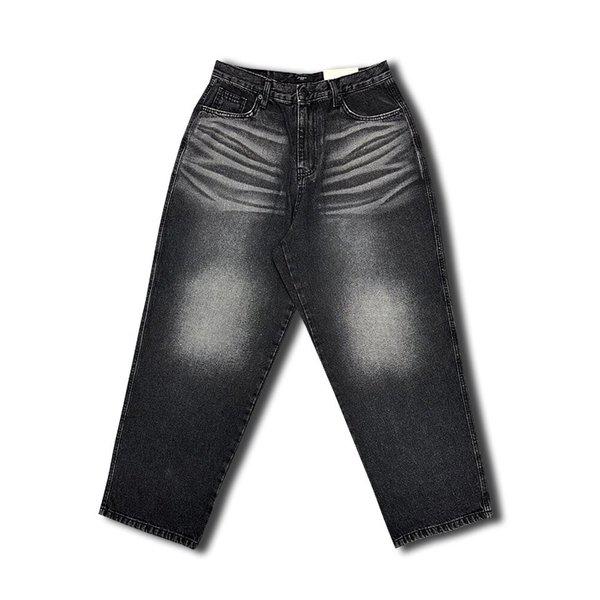 メンズ 薄手 タイガー ワイド デニムパンツ OF-JEA-289