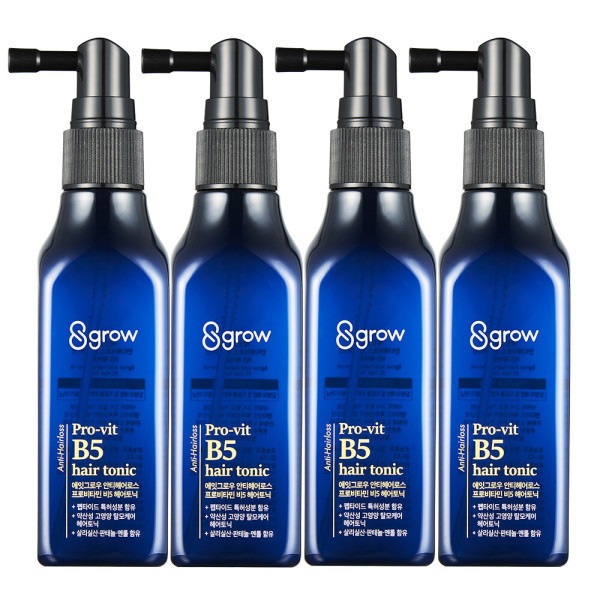 エイトグロウ プロビタミンB5 ヘアトニック 100ml 4個 (贈呈品なくなり次第贈呈終了)