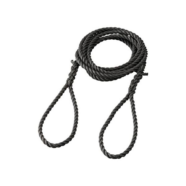 （まとめ）台付ポリプロンピレンロープ 12mmx5m TPP-125 1本 [x3セット]
