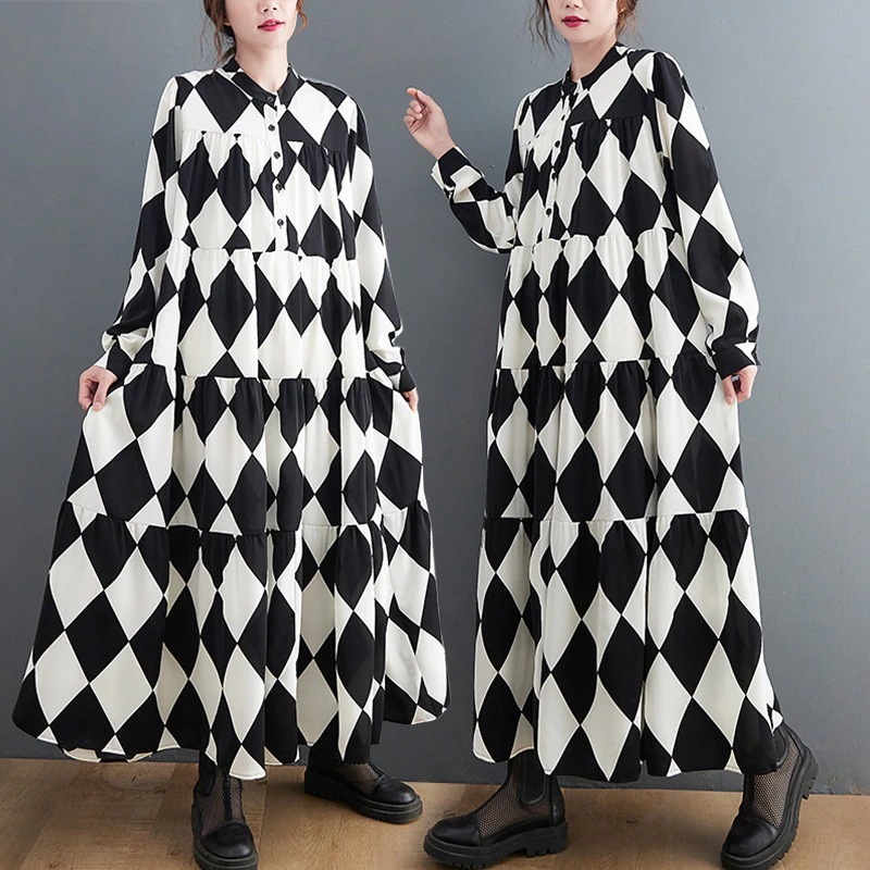 2023人気新作ワンピースロング長袖 大きいサイズ レディースシャツワンピース 着痩せ チュニック 韓国ファッション ノースリーブワンピースンワンピース