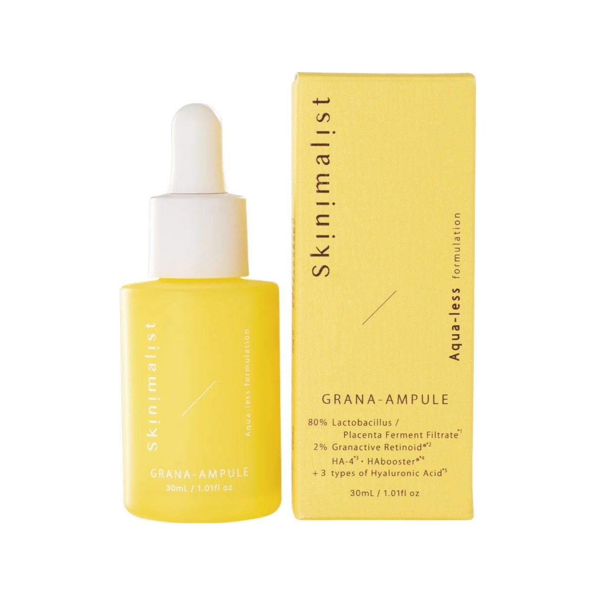 [国内正規品] スキニマリスト グラナアンプル 30mL skinimalist 水を一滴も含まず 代わり プラセンタ発酵液 80％配合 次世代レチノール グラナクティブレチノイド 2％ 4,971円