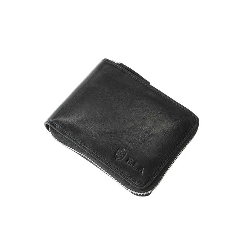 ELA　ラウンドファスナー 札入れ　ELA9030BK