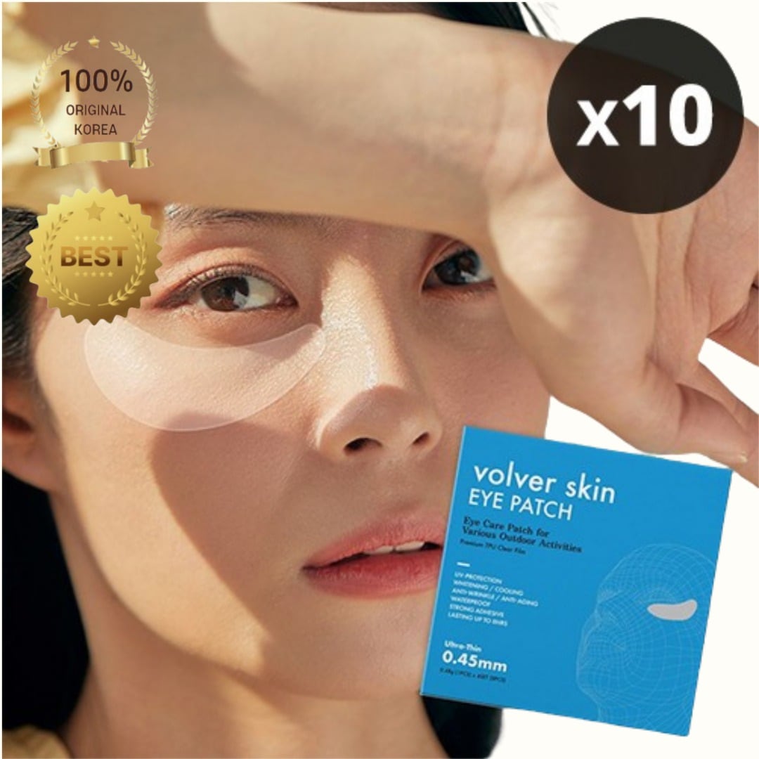 [正品]VolverSkin UVアイパッチ 8枚入×10個 (40回分)(お肌のシミを見えにくくカバーします機能性) アイケア, シワ対策, 保湿, お肌のシミを見えにくくカバーします, 韓国コスメ