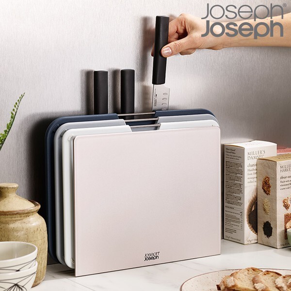 ジョセフジョセフネスト多用途まな板PLUSまな板3p+ナイフ3pセット