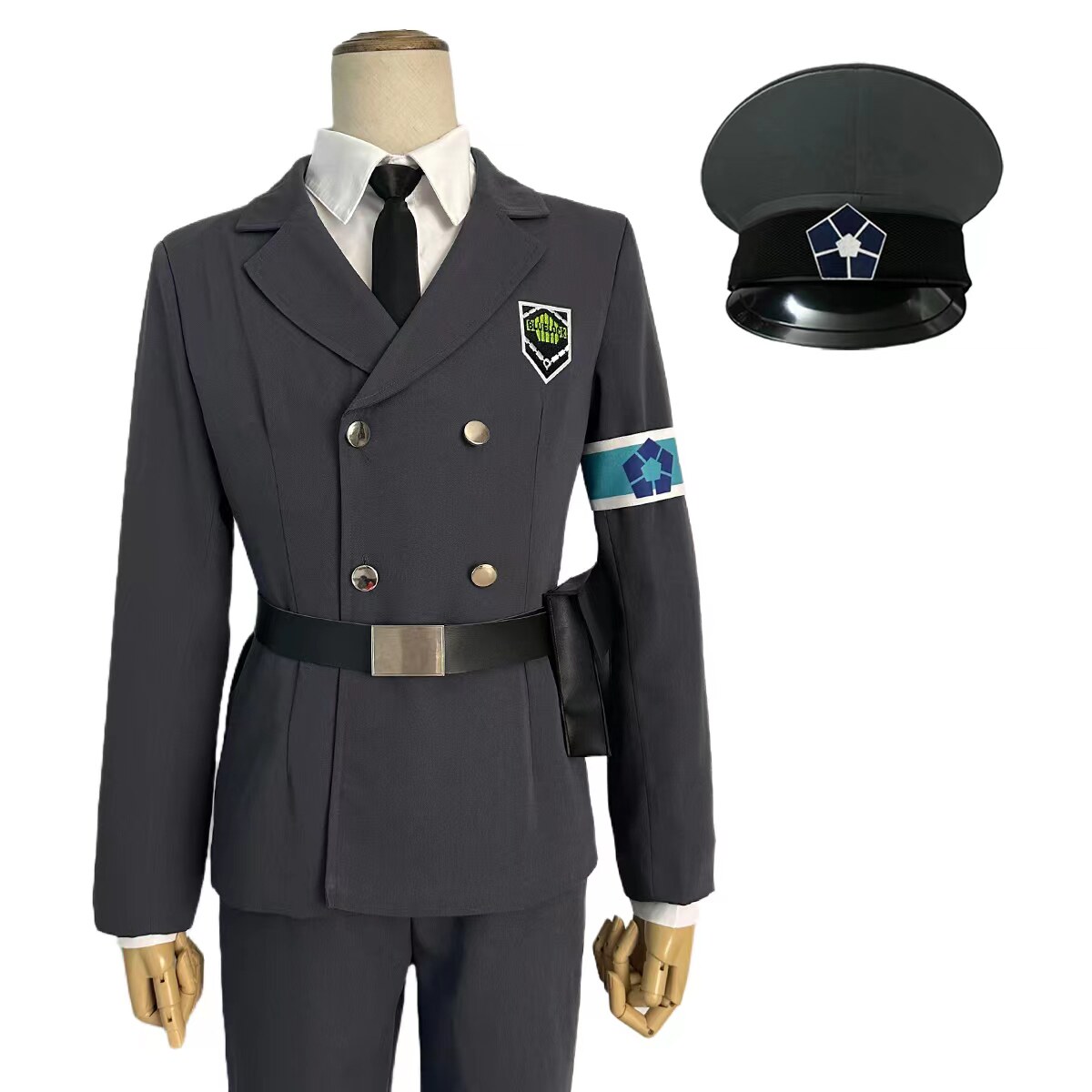 [2026 新作]HOLOUNCOSER ブルーロック エゴイストランキング コスプレ 衣装 監督官 制服 警備員服 上下セット 糸師凛 蜂楽廻 カジュアル C服 フルセット 仮装 ハロウィン アニメ