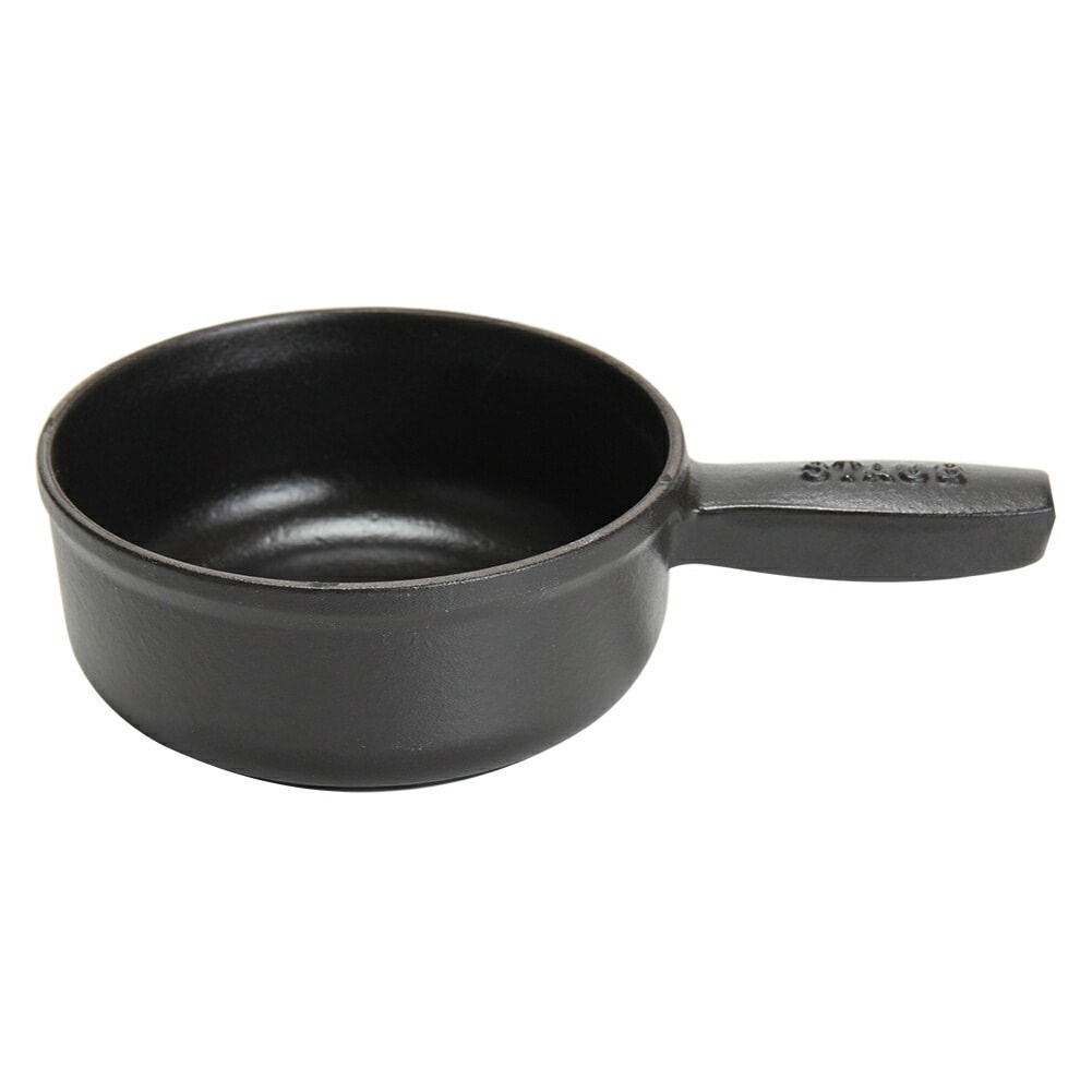 鍋 ミニ チーズフォンデュポット 12cm フォンデュ鍋 直火IH対応 ホーロー鍋 アヒージョ