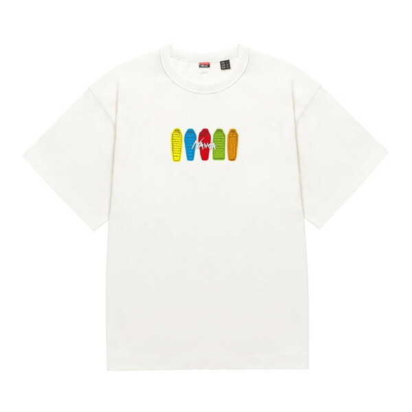 ナンガ ECO HYBRID TEE(SB PT) WHT XL N2500-1M023Z N0003702 Tシャツ