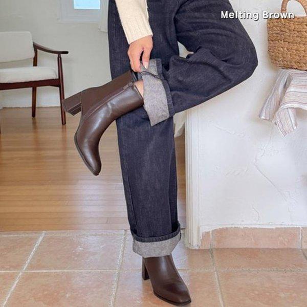 女性スリムショートブーツアンクルブーツk59