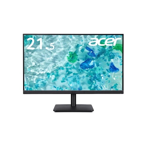 V227QHbi 5年フル保証 21.5型 1920×1080 HDMI ミニD-Sub ブラック ゼロフレーム VA 非光沢 HDMIケーブル付