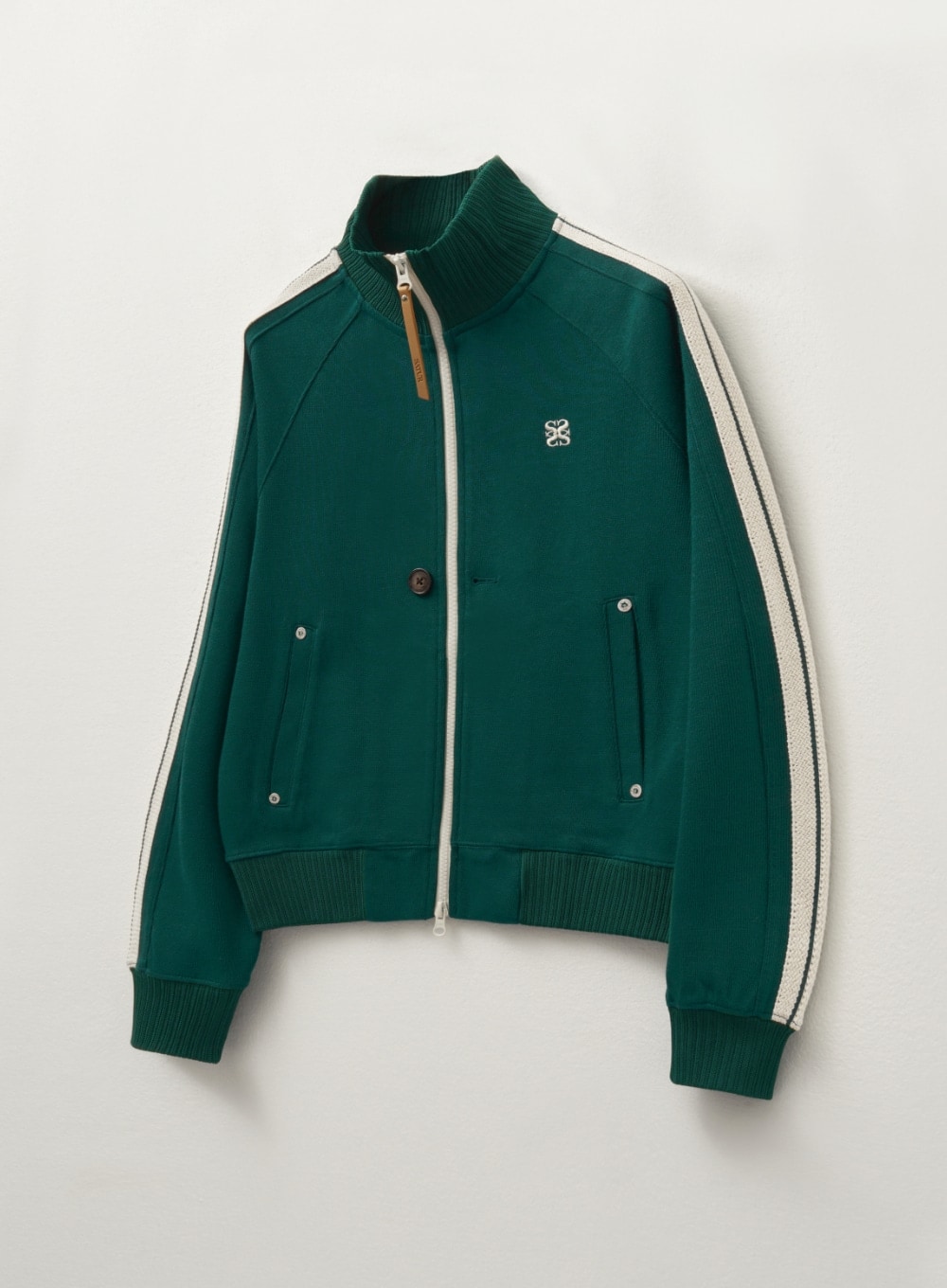 【SATUR】 (W) LAWTON ALL DAY TRACK ZIP-UP JACKET : TEAL GREEN