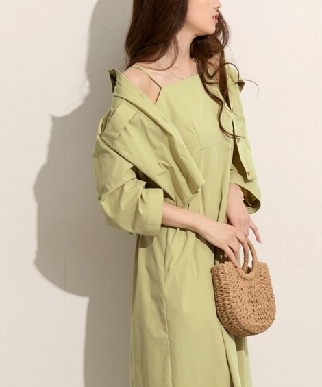 Tシャツ・カットソー ２点セット キャミワンピース＋半袖シャツ