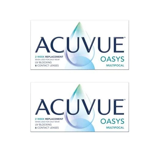 【処方箋提出】 アキュビューオアシスマルチフォーカル(6枚入り)2箱/ゆうパケット 5,499円