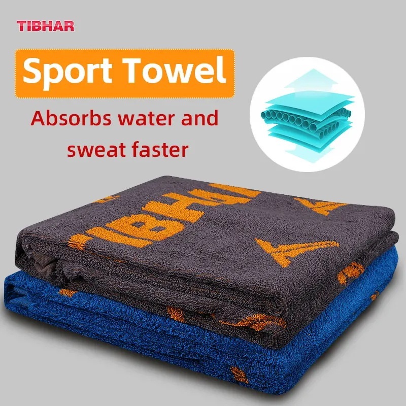 Tibhar-スポーツシューズ 快適なランニングアクセサリー ヨガ用 50cm x 100cm