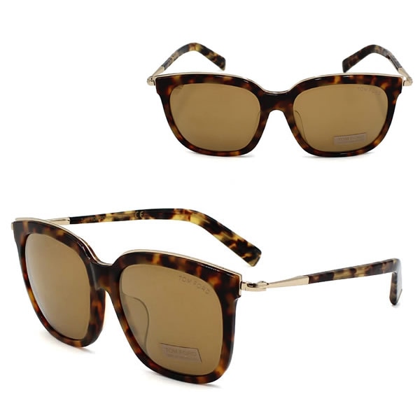 サングラス FT0483-D/S 55G 56 TF483-D サングラス アジアンフィット EYEWEAR メンズ レディース ハバナ ブラウン