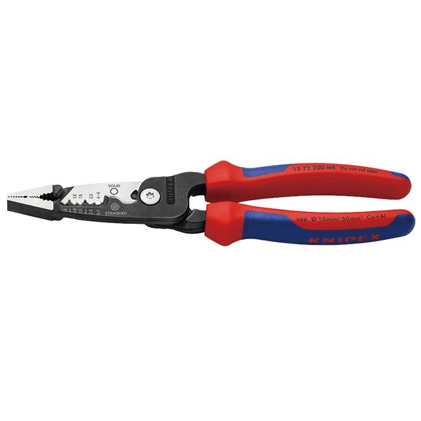 KNIPEX クニペックス ワイヤーストリッパー コンフォート メトリック サイズ200x52x21mm パック入 1372-200MESB