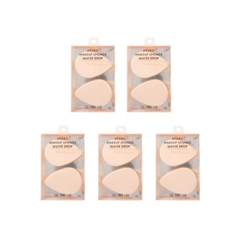 [2ea*5p]ハイドロメイクファンデーションパフスポンジ 3種