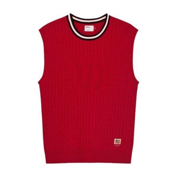 ベスト VQA W241001GVE21-RED メンズ セーター ベスト