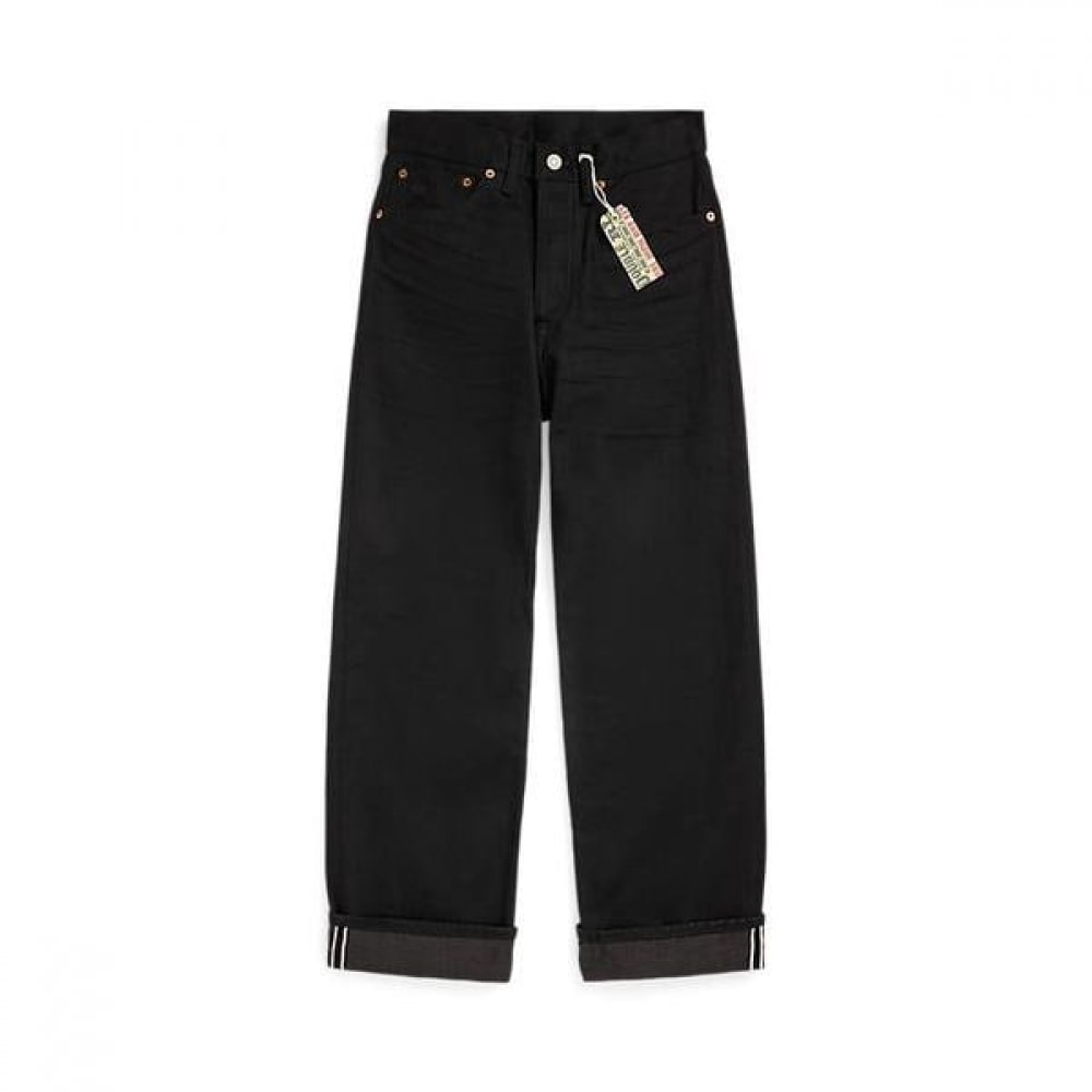 RRL ハイボーイフィットブラックセルビッジジーンズ (WMRRDNMN0920040001) 54,530円