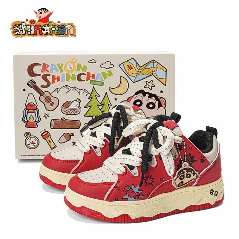 クレヨンしんちゃんアニメ限定男性靴春秋厚い底が高くなりました