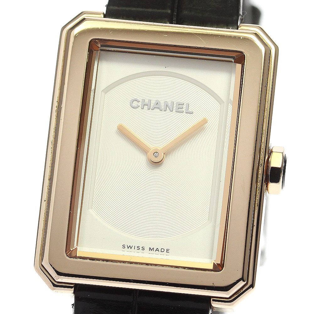 シャネル CHANEL H4886 ボーイフレンド K18PG クォーツ ボーイズ 箱付き_773066【中古】