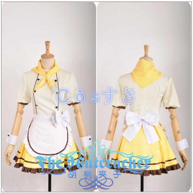 【新品開催 】コスプレ衣装 ラブライブLovelive! 高坂穗乃果 がおばんすいないぐお カフェメイド服 高品質 イベント 変装 新品 Cosplay
