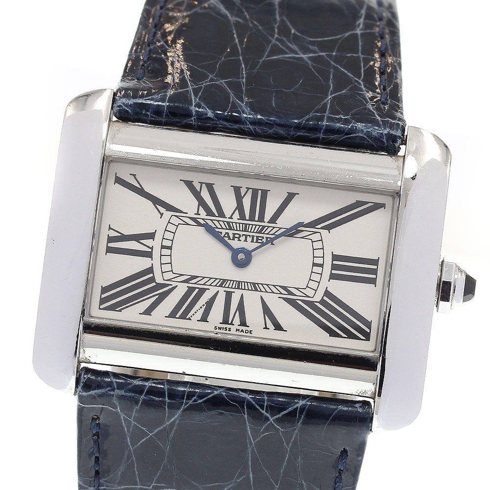 カルティエ CARTIER W6300655 タンクディバンLM クォーツ メンズ _837800【中古】