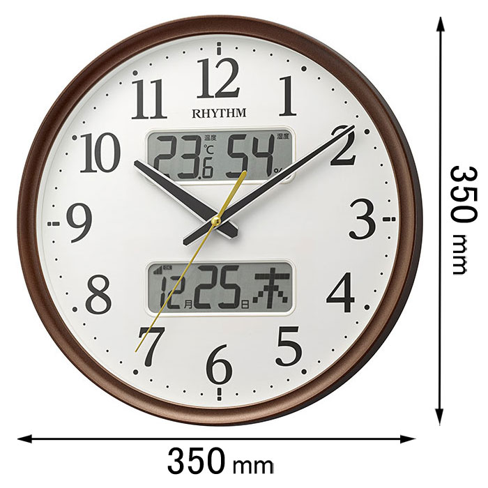 リズム 電波掛け時計 RHYTHM フィットウェーブリブA03 8FYA03SR06