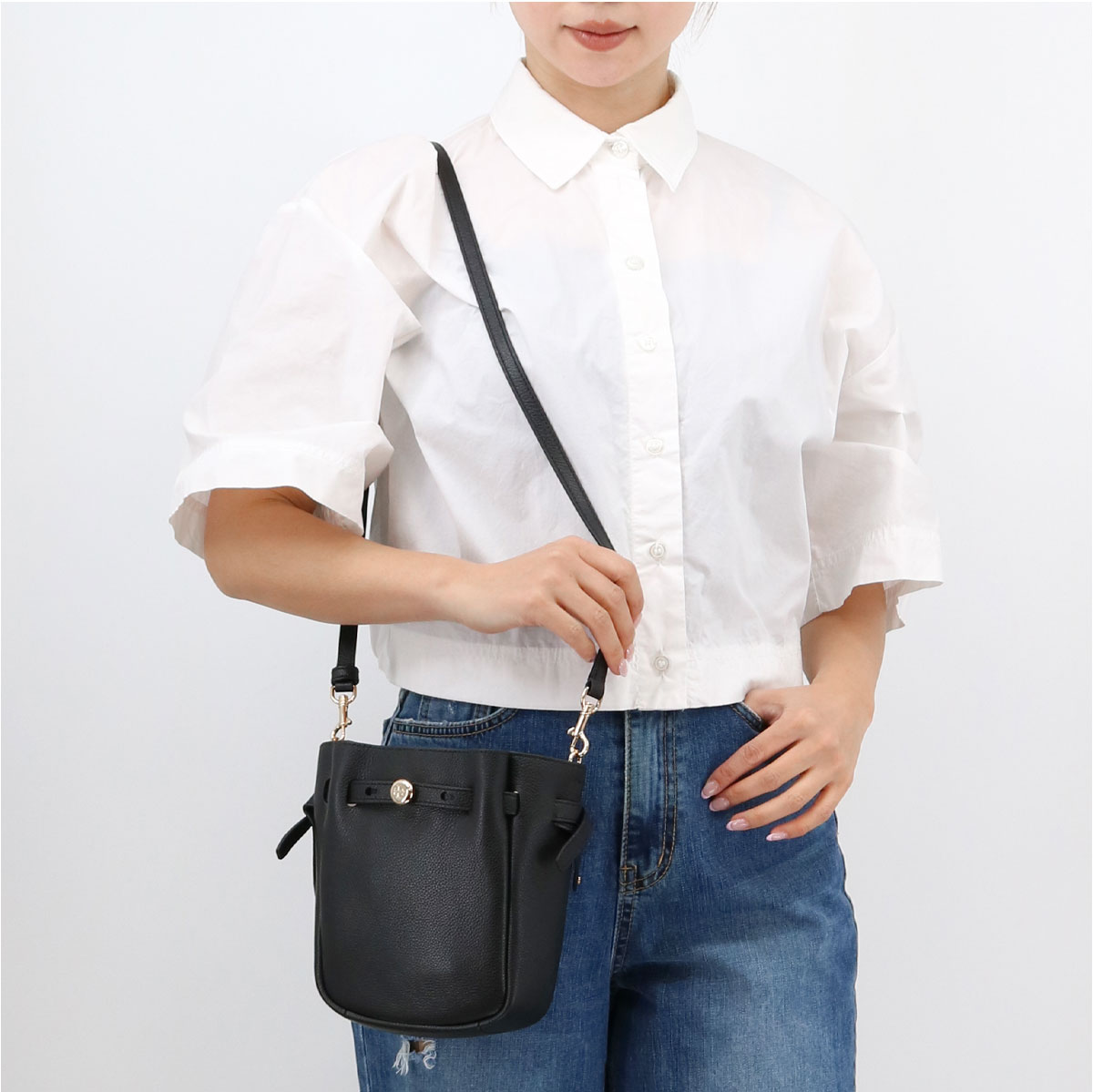 ショルダーバッグ 171002 ROMY PHONE CROSSBODY ロミー スモールクロスボディ ポシェット 斜め掛け レザー ロゴ レディース ブランド