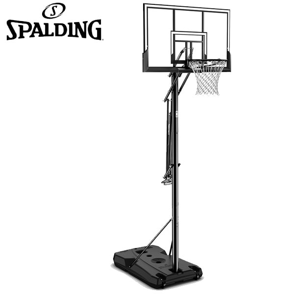 メーカー直送品 SPALDING スポルディング 52インチ シルバー TFポータブル 6A1042CN バスケット 器具・備品 ミニバス対応