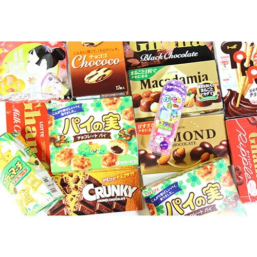 (地域限定送料無料) ロッテの人気のお菓子詰め合わせセット B (12種計13コ） おかしのマーチ